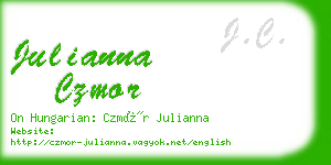 julianna czmor business card